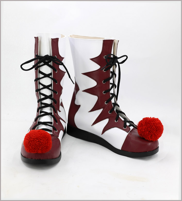 コスプレブーツ スティーブン・キングズ・イット/Stephen King's It ペニーワイズ/Pennywise コスプレ靴 cosplay 変装 仮装 サイズ豊富 豪華/華麗/高品質/ サイズオーダー    